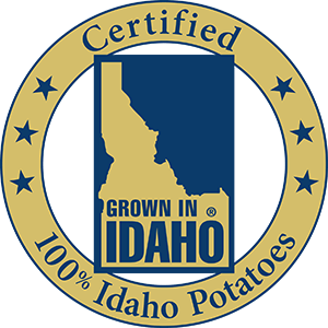 Certified 100% Idaho Potatoes